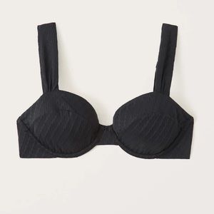 A&F wide strap bikini top